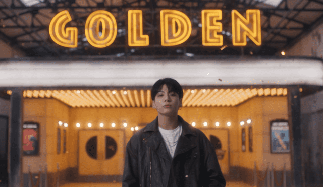 Jungkook anunció en octubre el lanzamiento de su álbum 'GOLDEN'.  Foto: captura YouTube HYBE LABELS