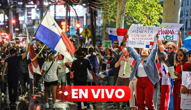 Las protestas iniciaron hace más de una semana en Panamá. Foto: composición LR/X