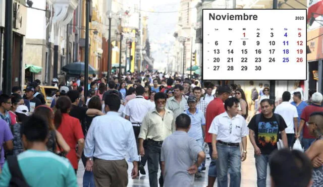 Solo el 1 de noviembre es feriado por el Día de Todos lo Santos. Foto: composición LR/Andina