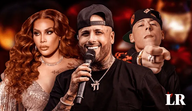 Nicky Jam, Ivy Queen, Cosculluela y otros artistas en Reggaetón Lima Festival. Foto: composición de Fabrizio Oviedo-LR/Instagram/difusión