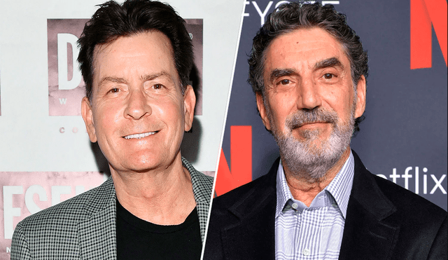 Charlie Sheen cuenta con 58 años y Chuck Lorre 71. Foto: Deadline
