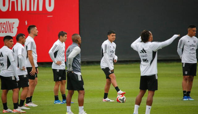 La selección peruana viene trabajando en Videna con los jugadores del torneo local. Foto: La República/Antonio Melgarejo