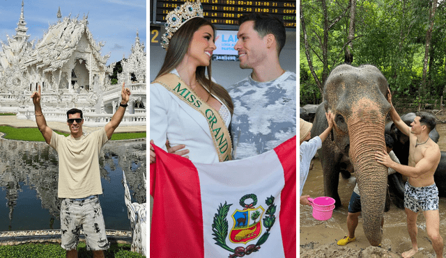 Patricio Parodi no puede ver a Luciana Fuster por sus labores como reina tras ganar el Miss Grand International 2023. Foto: composición LR/Instagram/Patricio Parodi