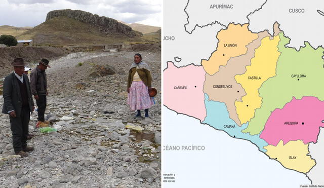 Todos las provincias de Arequipa se verán afectadas. Foto: Composición LR / Andina