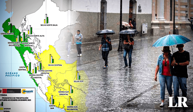 Senamhi informó sobre futuras precipitaciones en Perú. Foto: composición LR/Gerson Ortega