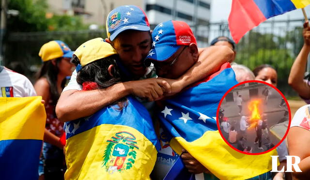 Voceros venezolanos aseguran que los ataques hacia la comunidad migrante ha aumentado. Foto: composición LR/Andina/difusión de X (antes Twitter)
