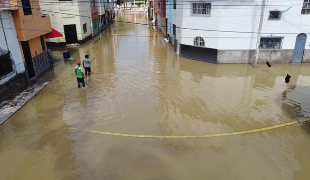 Lluvias de ciclón Yaku evidenciaron que la ciudad de Chiclayo es inundable. Foto: Clinton Medina/La República