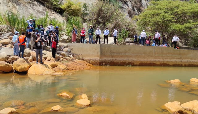 Años atrás autoridades inspeccionaron el río Moche. Foto: cortesía