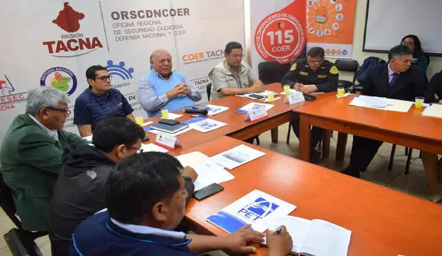 Autoridades de Tacna se reunieron para definir medidas ante crisis hídrica. Foto: La República