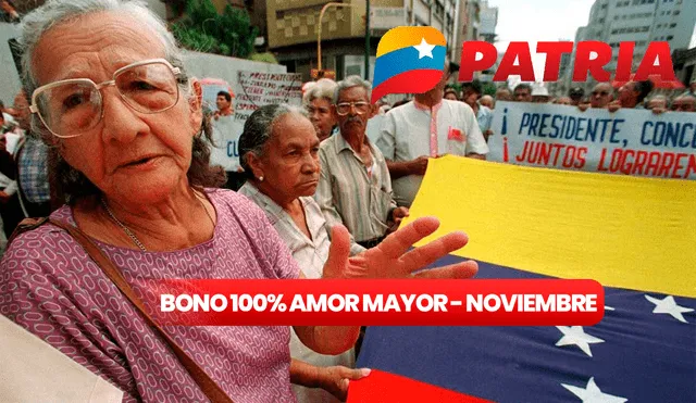 ¿Cuándo llega el bono 100% Amor Mayor? Foto: composición LR/El Nacional/Patria