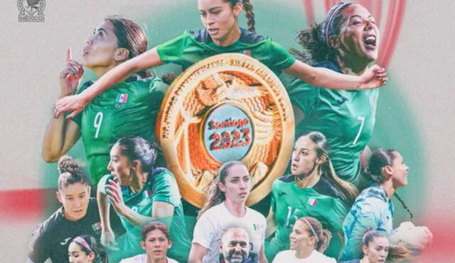 México alcanza la gloria y se lleva la presea de oro por primera vez en su historia en los Juegos Panamericanos. Foto: X/@Miseleccionfem