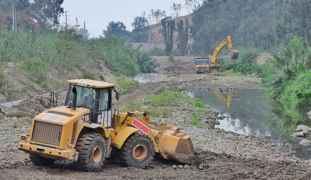 Retrasados. Gobierno Regional de Arequipa aún no limpió los cauces de las torrenteras que podrían sufrir desbordes. Foto: La República