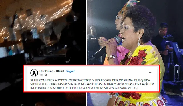 Flor Pileña ha cancelado sus presentaciones en señal de duelo. Foto: composición LR/Flor Pileña