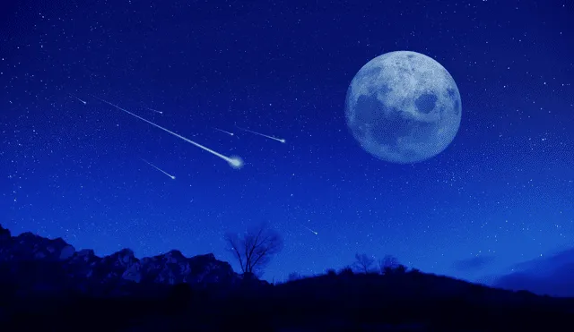 En noviembre de 2023 tendremos dos lluvias de meteoros, además de la luna del castor. Foto: referencial / Newsweek