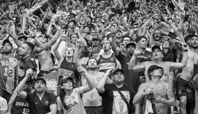 Miles de hinchas xeneizes fueron a Brasil a alentar a Boca en la final de la Copa Libertadores. Foto: X/Boca Juniors