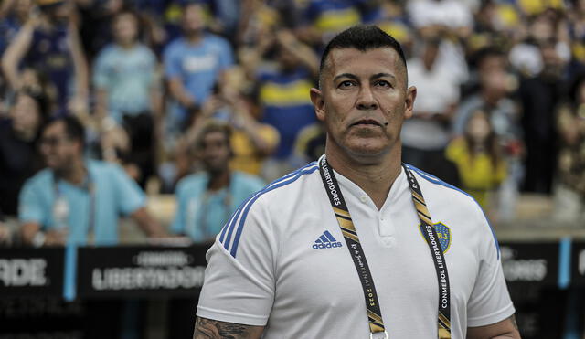 Jorge Almirón llegó a Boca Juniors en abril del 2023. Foto: EFE