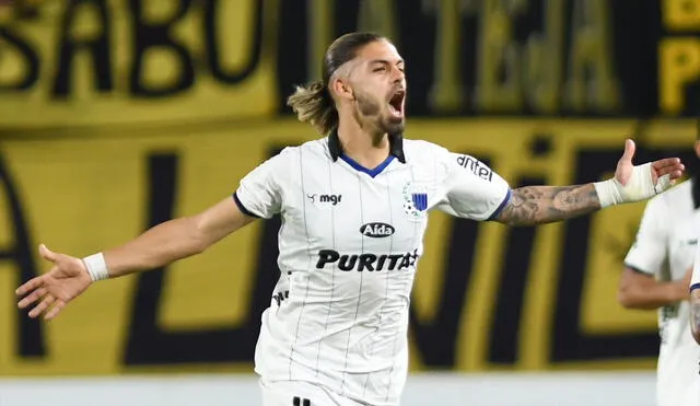 Thiago Vecino le dio el triunfo a Liverpool contra Peñarol. Foto: Campeonato Uruguayo