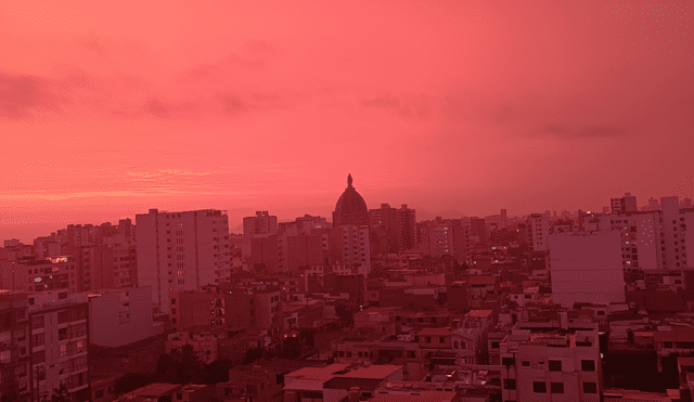 Vista panorámica de Magdalena durante el atardecer del 5 de noviembre. Foto: Aramís Castro / Twitter