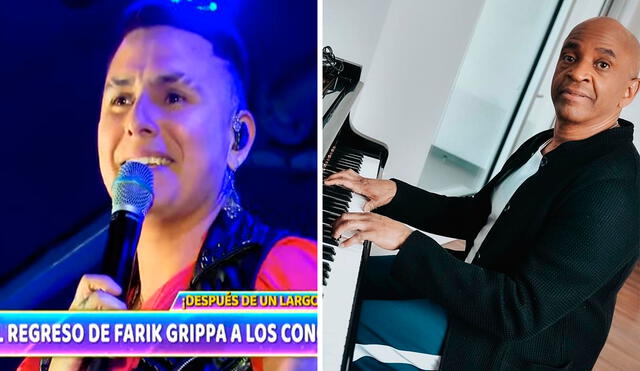 Farik Grippa reveló que fue condicionado por Sergio George para terminar el contrato con Chim Pum Music. Foto: composición LR/ATV/Sergio George/Instagram
