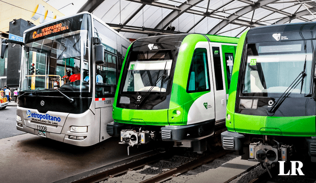 El Metropolitano y la Línea 1 son los medios de transportes más usados en Lima. Foto: composición Álvaro Lozano/La República