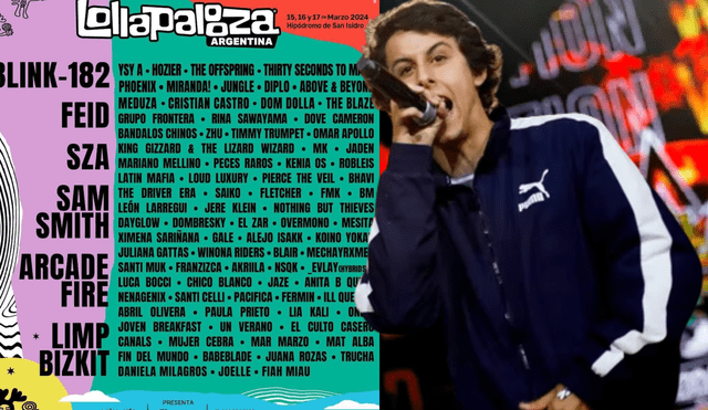 Lollapalooza reveló la lista de artistas que se presentarán en el 2024. Foto: composición LR/Instagram