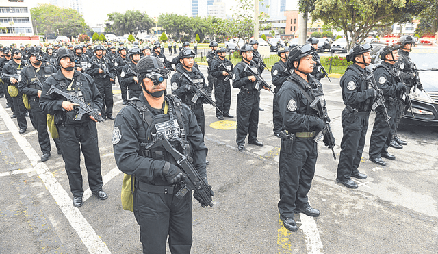 ¿Refuerzo o duplicidad? Según el Ministerio del Interior, las nuevas unidades combatirán el crimen organizado en Lima. Sin embargo, ya existen equipos policiales que tienen esa labor. Foto: difusión