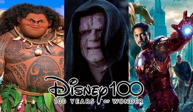 El cuestionario Disney 100 es una de las formas para llevarte las cartas de tus personajes favoritos. Foto: composición LR/Walt Disney Studios/20th Century Fox