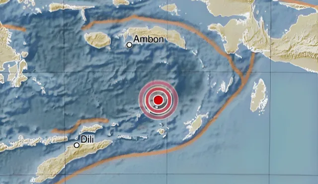 Estos fuertes sismos ocurrieron en la madrugada del miércoles 8 de noviembre en Indonesia. Foto: @Asismet_IF