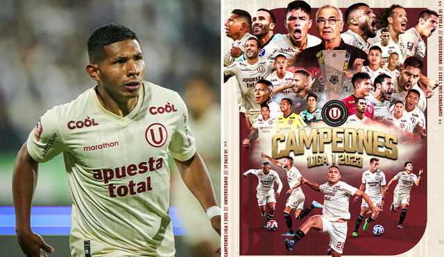 Los goles fueron anotados por Edison Flores y Horacio Calcaterra. Foto: Composición LR / X Liga Fut Prof / X Universitario de Deportes