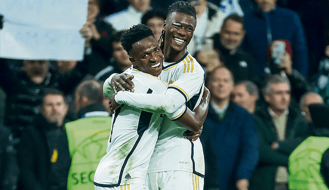 Destacado. Vinicius sobresalió con un gol y una asistencia. Foto: EFE