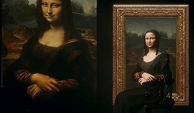 La Mona Lisa a través de la realidad virtual. Foto: difusión