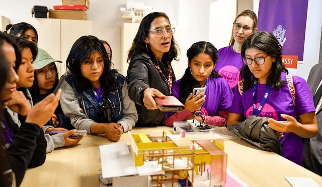 Las alumnas peruanas también visitarán la NASA. Foto: difusión