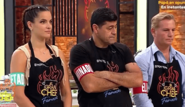 Carolina Braedt, Renato Rossini, y 'Checho' Ibarra en 'El gran chef. Foto: Latina