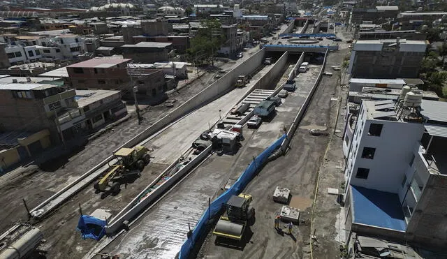 La obra vial más importante en la ciudad no culminará este año. Foto: Rodrigo Talavera LR
