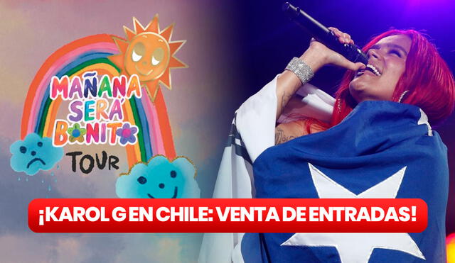 Karol G vuelve el otro año a Chile tras su concierto en Viña del Mar 2023. Foto: composición LR / Instagram de KG / EFE