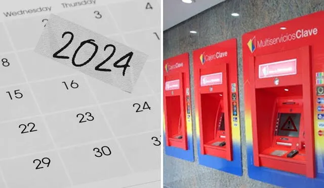 Revisa el cronograma completo de feriados bancarios en Venezuela para el próximo 2024. Foto: composición LR/Calendario/CriptoNoticias