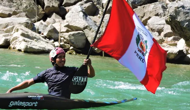 Eriberto es multicampeón nacional de kayak, modalidad slalon olímpico y cross K1. Foto: archivo Eriberto Gutiérrez