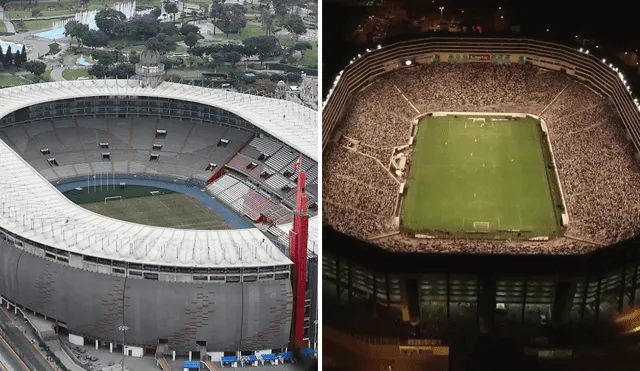 Conoce cuál es el estadio más colosal y hermoso del Perú. Foto: composición LR/ Wikipedia/Facebook
