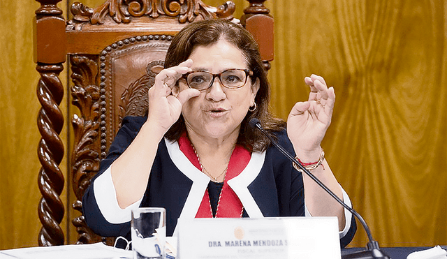 ¿Movidas con objetivos políticos? La fiscal Marena Mendoza sería muy cercana a la titular del Ministerio Público. Foto: difusión