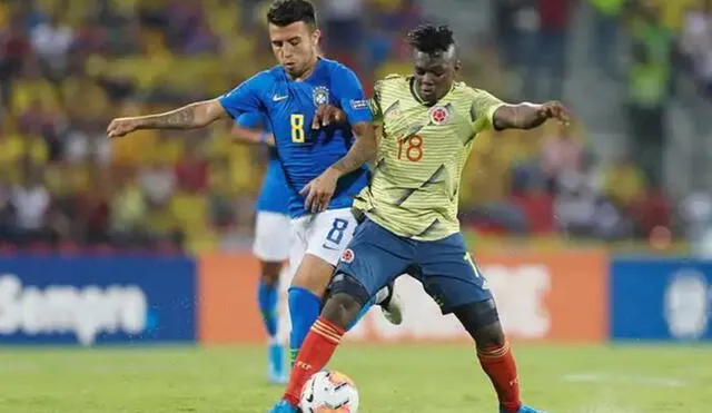 Colombia tiene 6 puntos en las Eliminatorias 2026. Brasil llega con una derrota encima ante los colochos. Foto: EFE