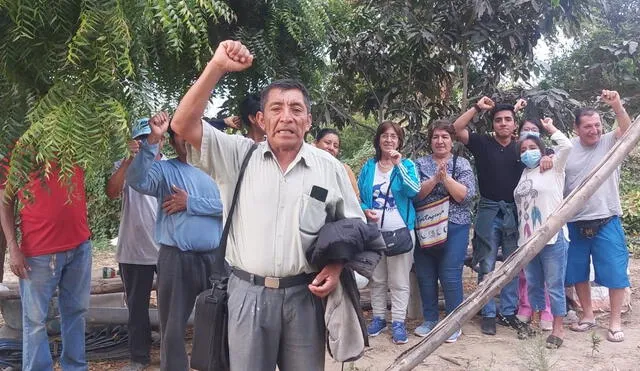 Agricultores en pie de lucha para ser escuchados por sus autoridades. Foto: cortesía