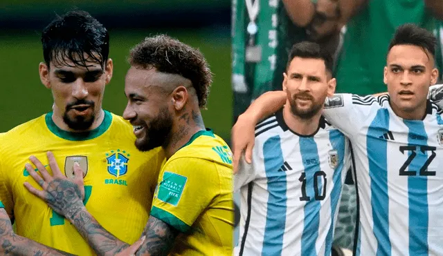Argentina y Brasil son las selecciones de Sudamérica con mayor cantidad de participaciones en la Copa del Mundo de la FIFA. Foto: Composición LR/AFP