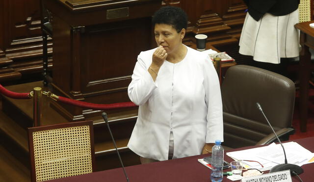 Martha Moyano liderá la Comisión de Constitución. Foto: Carlos Félix