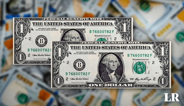 Estos billetes 'gemelos' de 1 dólar fueron emitidos en 2014 por la Reserva Federal de Nueva York. Foto: composición de Álvaro Lozano/La Rpública/Terra