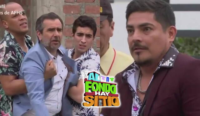 Diego confrontó a Joel tras creer que le había robado el anillo de compromiso a Francesca en ‘Al fondo hay sitio’. Foto: composición LR/América TV