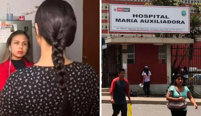 Ciudadana que fue atendida en el Hospital María Auxiliadora señaló que siente temor de acudir nuevamente a dicho centro de salud. Foto: composición LR/Panamericana TV/Andina