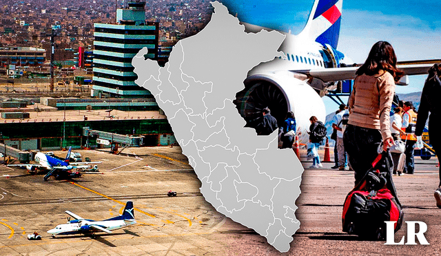 En la actualidad el Aeropuerto Jorge Chávez, en Lima, es el más grande del Perú. Foto: composición LR/difusión/Andina