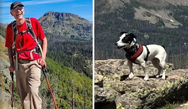 Rich Moore, de 71 años, había decidido partir rumbo a la montaña Blackhead en compañía de Finney, su jack russell terrier. Foto: composición LR/Outside - Video: USA Today