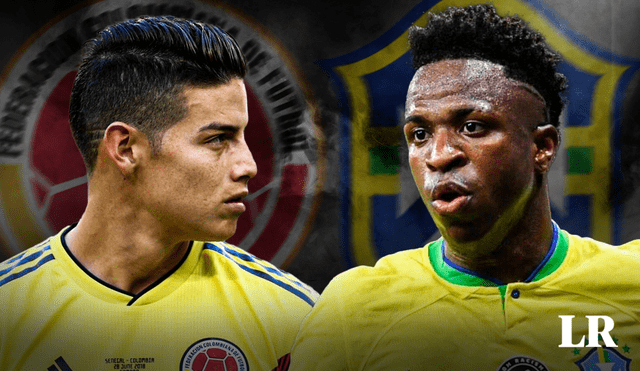 Colombia vs. Brasil: ambas selecciones se enfrentarán en el Estadio Metropolitano de Barranquilla. Foto: composición de Jazmín Ceras/La República