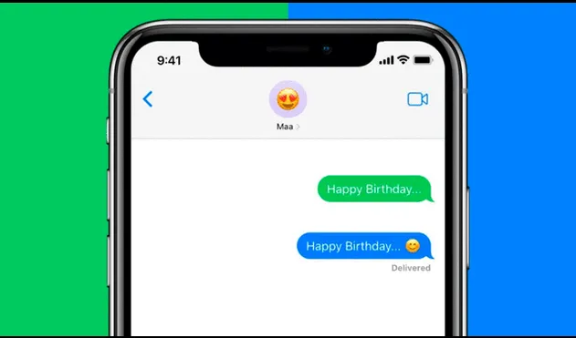 Los SMS que envías a tus amigos de iPhone les suelen aparecer con una burbuja verde. Foto: TeVeoTecno